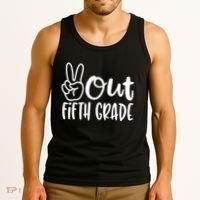 Peace Out Fifth Grade Tank Top thumb 3