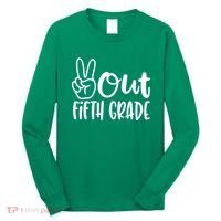 Peace Out Fifth Grade Long Sleeve Shirt thumb 0