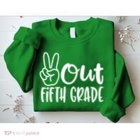 Peace Out Fifth Grade Sweatshirt thumb 2