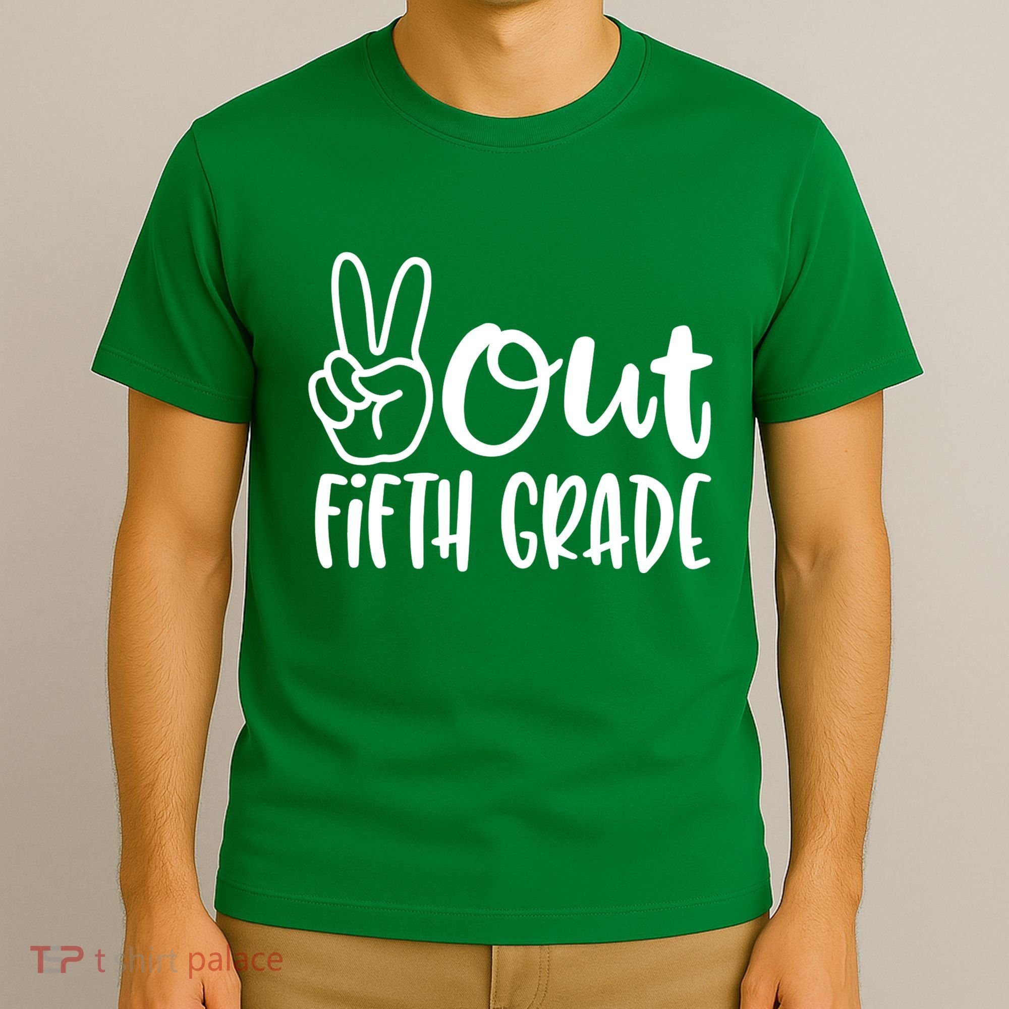 Peace Out Fifth Grade T-Shirt