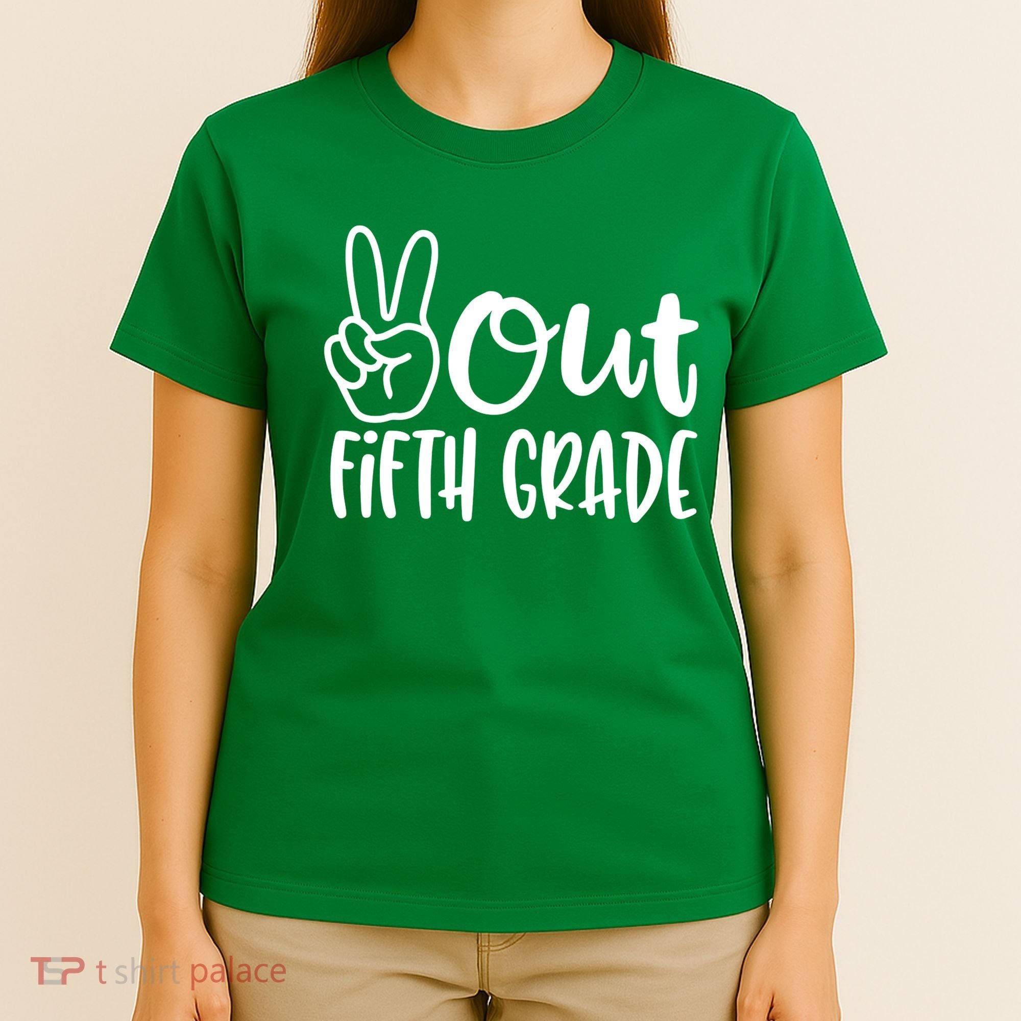 Peace Out Fifth Grade T-Shirt