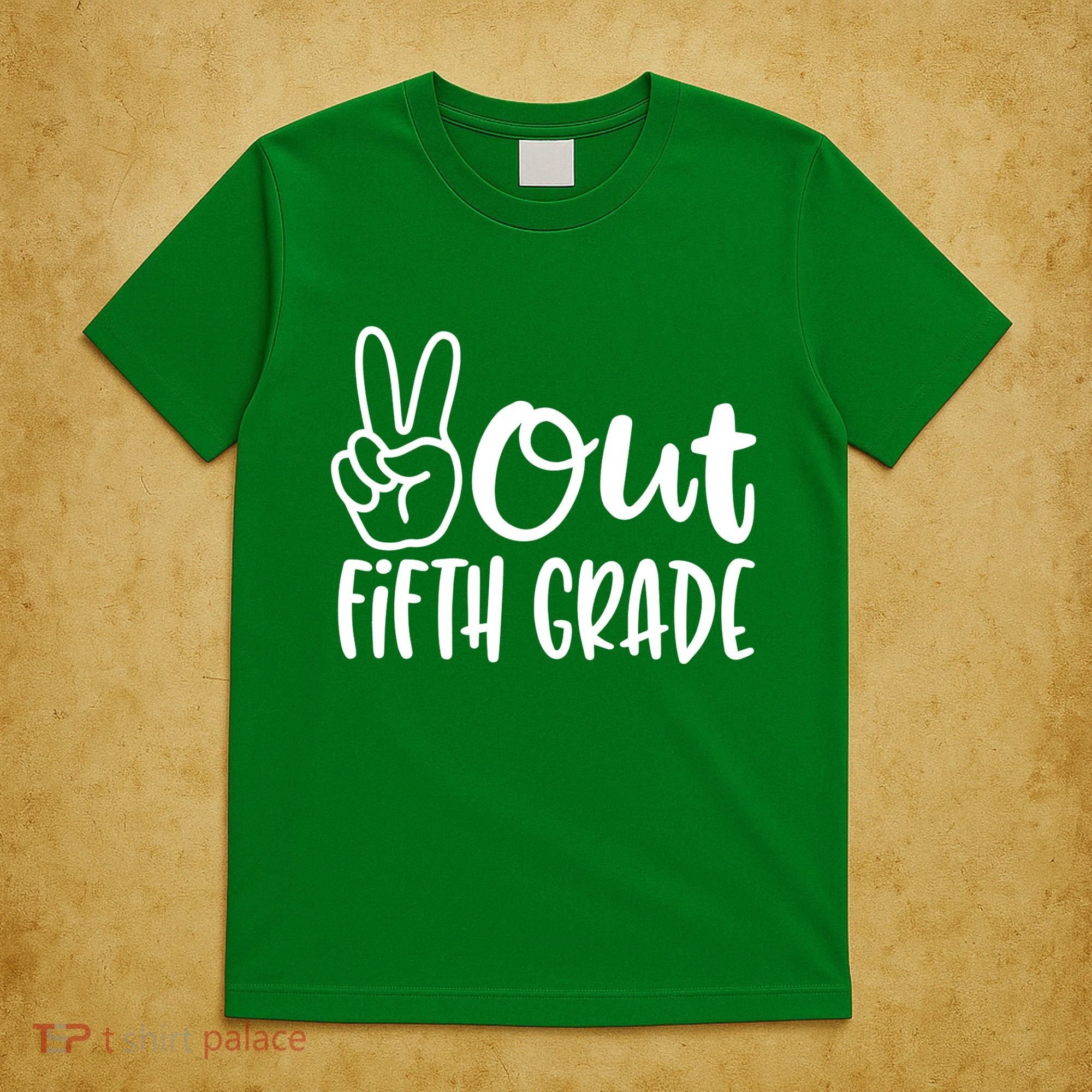 Peace Out Fifth Grade T-Shirt