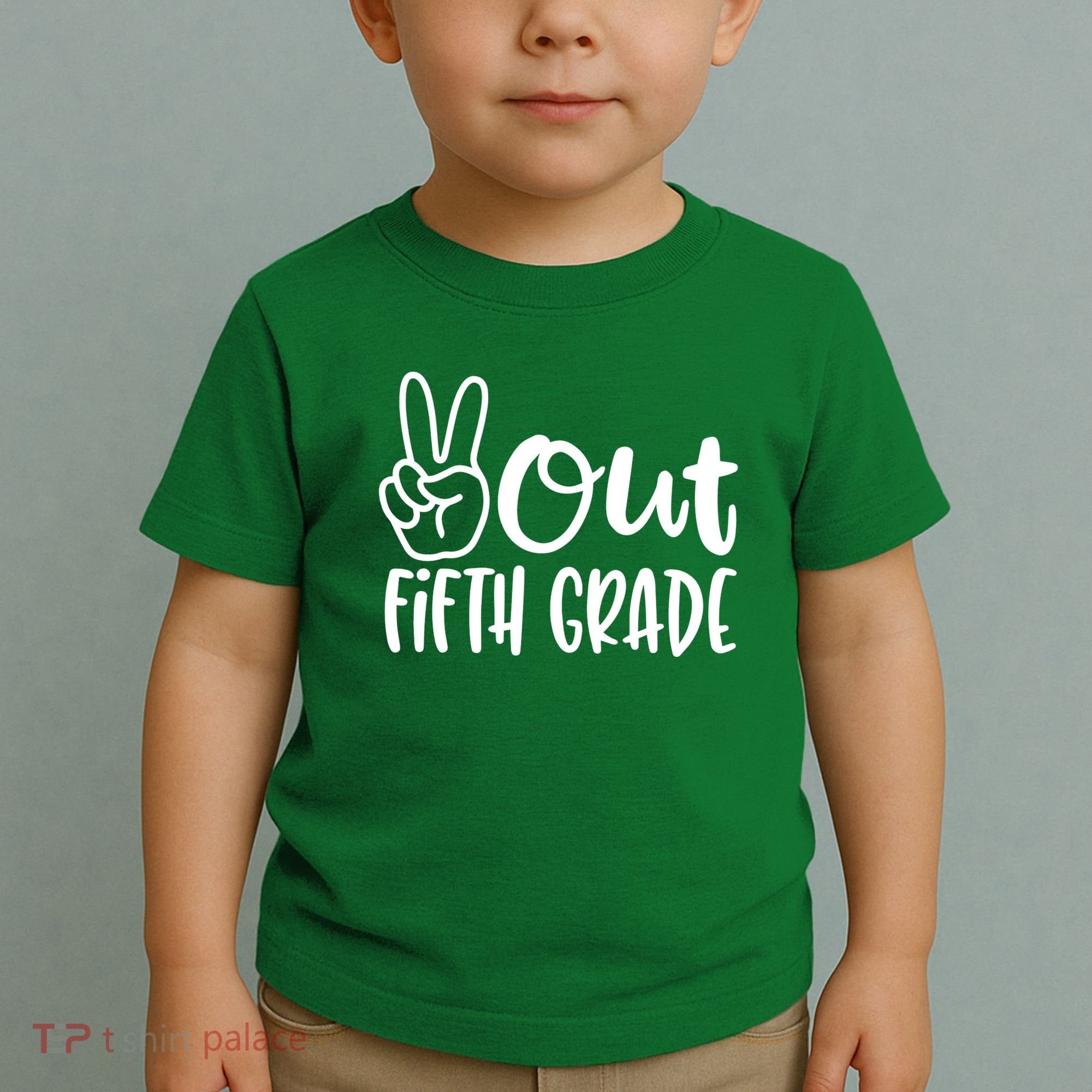 Peace Out Fifth Grade Toddler T-Shirt