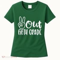 Peace Out Fifth Grade Women's T-Shirt thumb 0