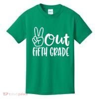 Peace Out Fifth Grade Kids T-Shirt thumb 0