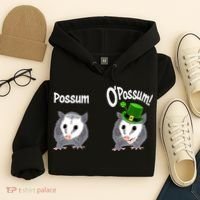 Possum O’Possum Funny Opossum St Patrick’s Day Irish Pun Hoodie thumb 4