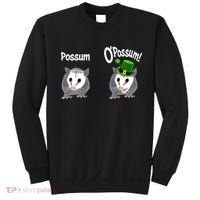 Possum O’Possum Funny Opossum St Patrick’s Day Irish Pun Sweatshirt thumb 0
