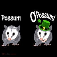Possum O’Possum Funny Opossum St Patrick’s Day Irish Pun Women's Hoodie thumb 2