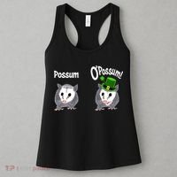 Possum O’Possum Funny Opossum St Patrick’s Day Irish Pun Women's Tank Top thumb 3