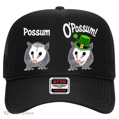 Possum O’Possum Funny Opossum St Patrick’s Day Irish Pun Hat