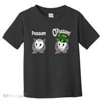 Possum O’Possum Funny Opossum St Patrick’s Day Irish Pun Toddler T-Shirt thumb 0