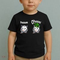 Possum O’Possum Funny Opossum St Patrick’s Day Irish Pun Toddler T-Shirt thumb 2