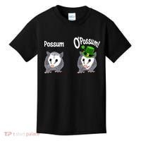 Possum O’Possum Funny Opossum St Patrick’s Day Irish Pun Kids T-Shirt thumb 0