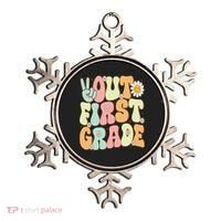 Peace Out First Grade Groovy Graduation Last Day Of School Ornament thumb 0