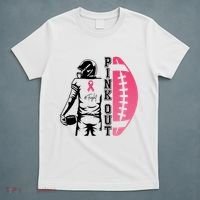 Pink Out Football Team Fight Breast Cancer Awareness T-Shirt thumb 5