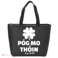 Pog mo thoin - Kiss my ass - I'm Irish Tote Bag thumb 0