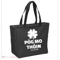 Pog mo thoin - Kiss my ass - I'm Irish Tote Bag thumb 2