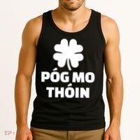 Pog mo thoin - Kiss my ass Tank Top thumb 3