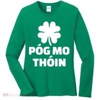 Pog mo thoin - Kiss my ass Women's Long Sleeve Shirt thumb 0
