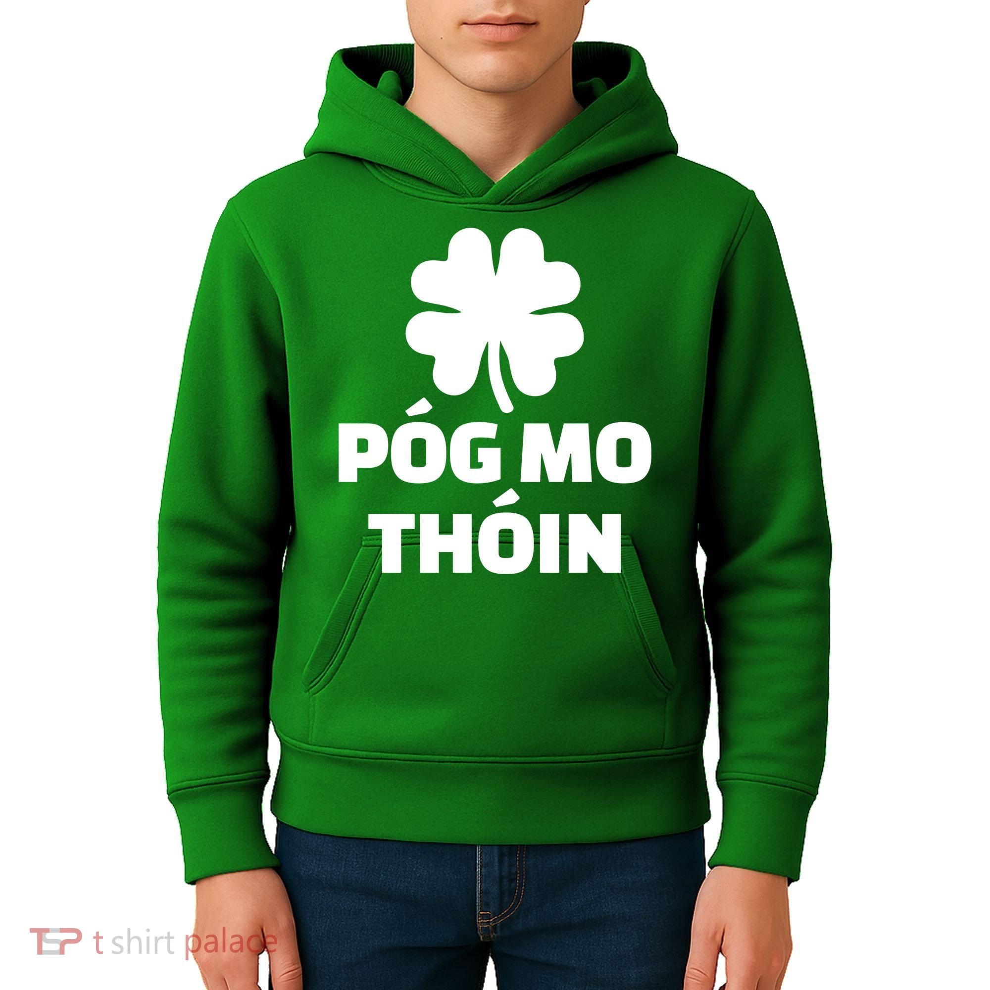 Pog mo thoin - Kiss my ass Kids Hoodie