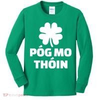 Pog mo thoin - Kiss my ass Kids Long Sleeve Shirt thumb 0