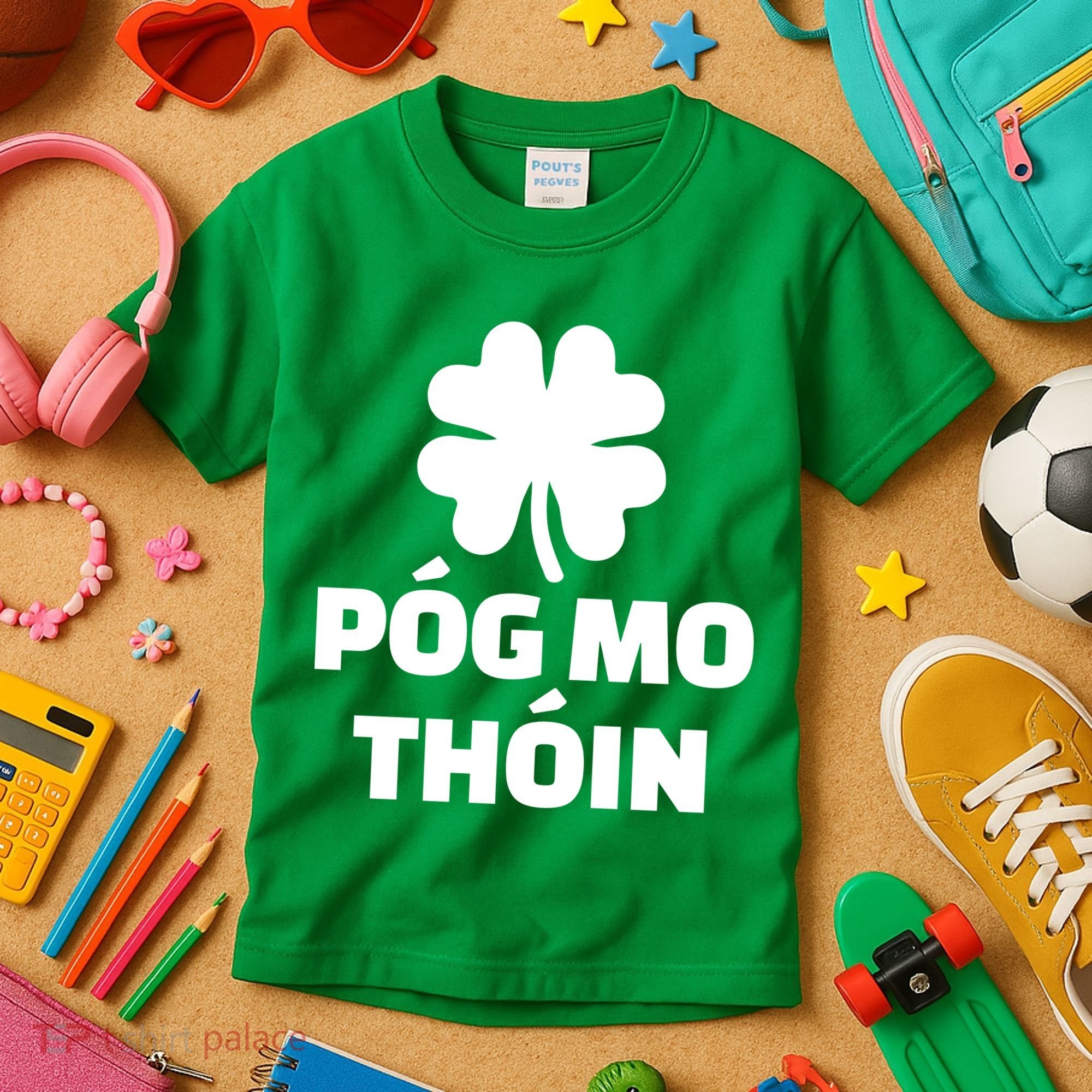 Pog mo thoin - Kiss my ass Kids T-Shirt