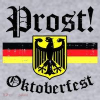 Prost Oktoberfest German Flag Crest Eagle Bavarian Women's Sweatshirt thumb 2