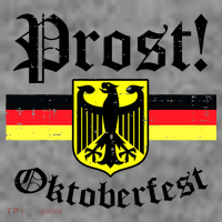 Prost Oktoberfest German Flag Crest Eagle Bavarian Toddler Hoodie thumb 2