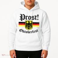 Prost Oktoberfest German Flag Crest Eagle Bavarian Hoodie thumb 2