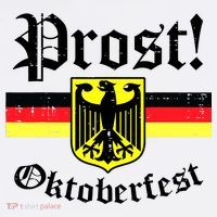 Prost Oktoberfest German Flag Crest Eagle Bavarian Long Sleeve Shirt thumb 2