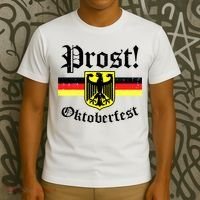 Prost Oktoberfest German Flag Crest Eagle Bavarian T-Shirt thumb 3