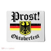 Prost Oktoberfest German Flag Crest Eagle Bavarian Mousepad thumb 0