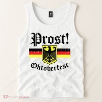 Prost Oktoberfest German Flag Crest Eagle Bavarian Tank Top thumb 2