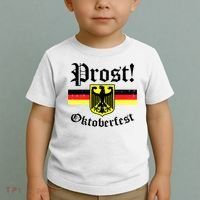 Prost Oktoberfest German Flag Crest Eagle Bavarian Toddler T-Shirt thumb 2