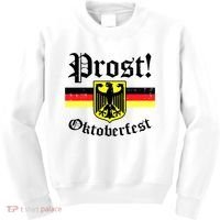 Prost Oktoberfest German Flag Crest Eagle Bavarian Kids Sweatshirt thumb 0