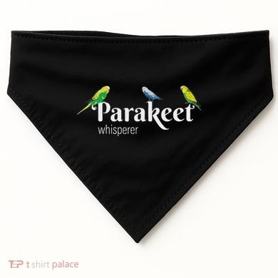 Parakeet Owner Gift Bird Lover Parakeet Whisperer USA-Made Doggie Bandana