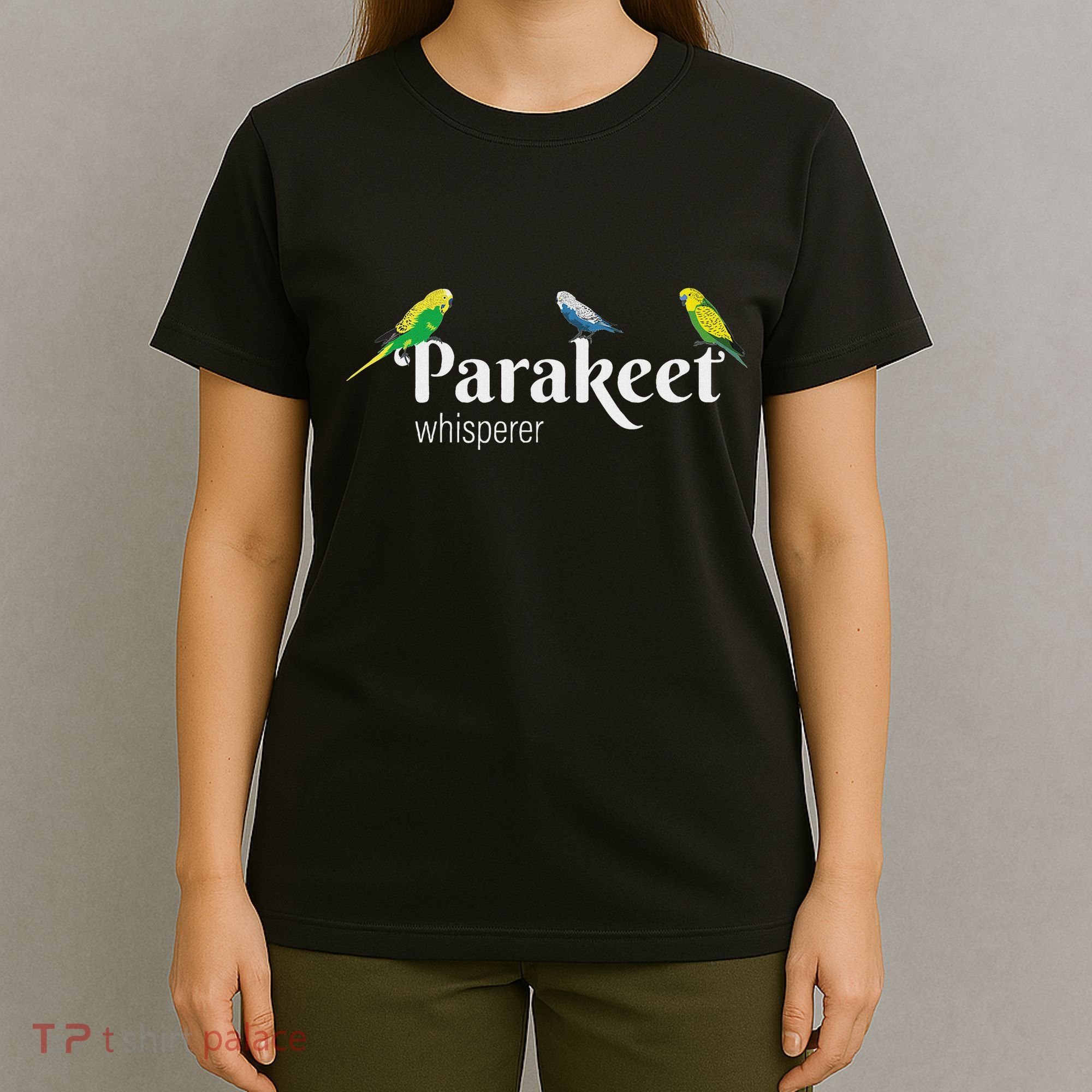 Parakeet Owner Gift Bird Lover Parakeet Whisperer T-Shirt