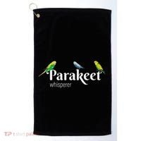 Parakeet Owner Gift Bird Lover Parakeet Whisperer Golf Towel thumb 0