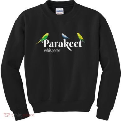 Parakeet Owner Gift Bird Lover Parakeet Whisperer Kids Sweatshirt