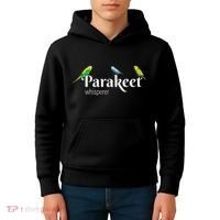 Parakeet Owner Gift Bird Lover Parakeet Whisperer Kids Hoodie thumb 4