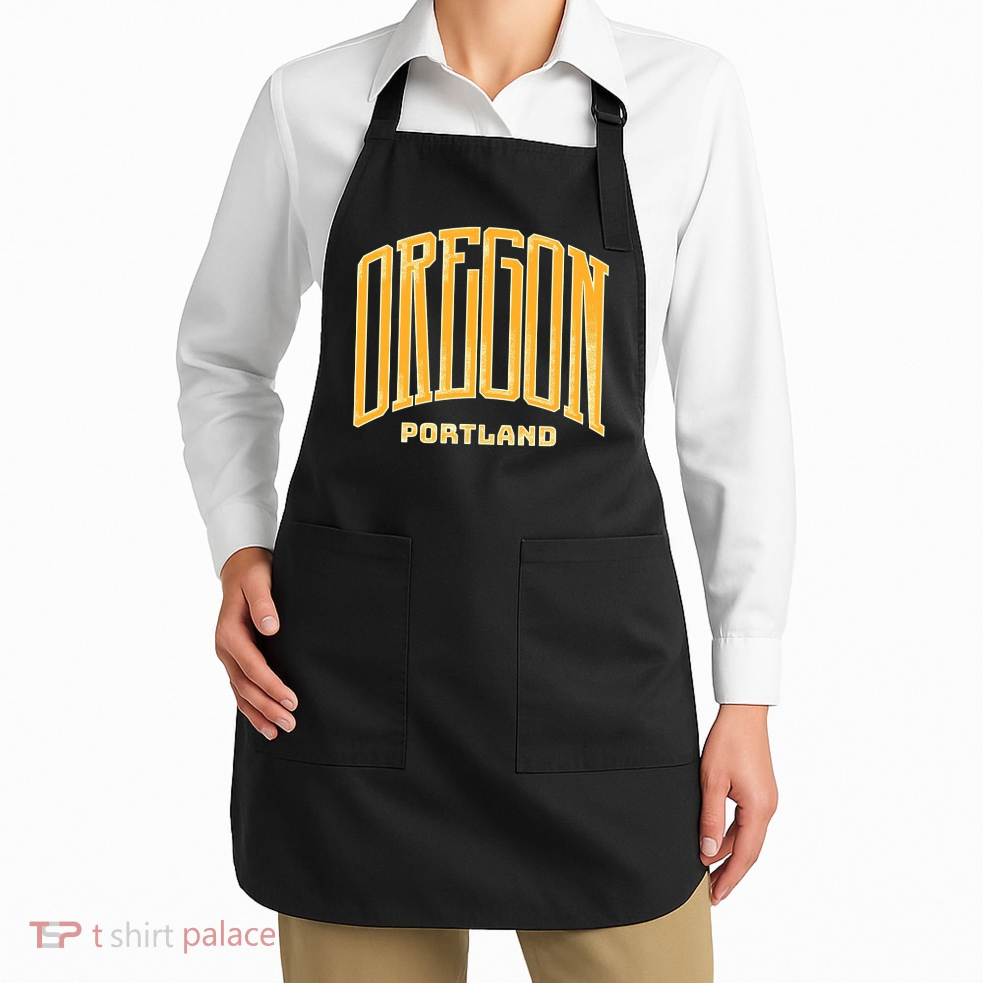 Portland Oregon Giant Logo Apron
