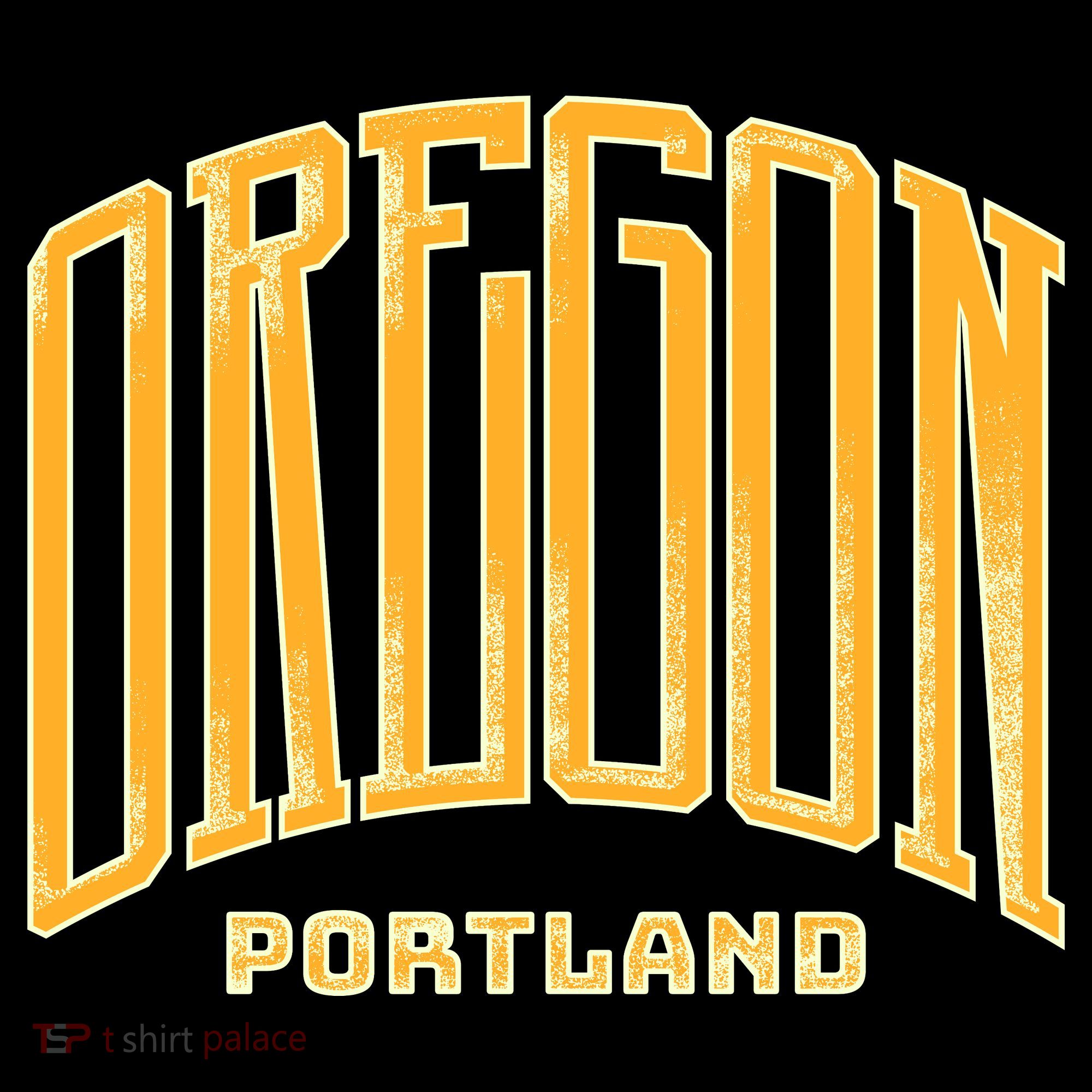 Portland Oregon Giant Logo Women's Hoodie