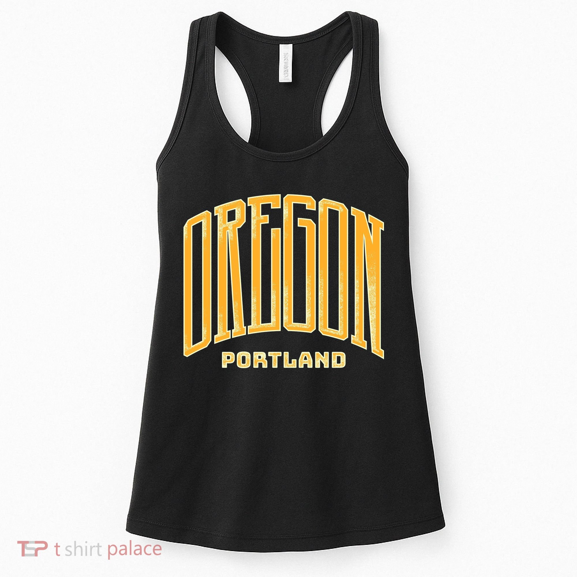 Portland Oregon Giant Logo Women's Tank Top