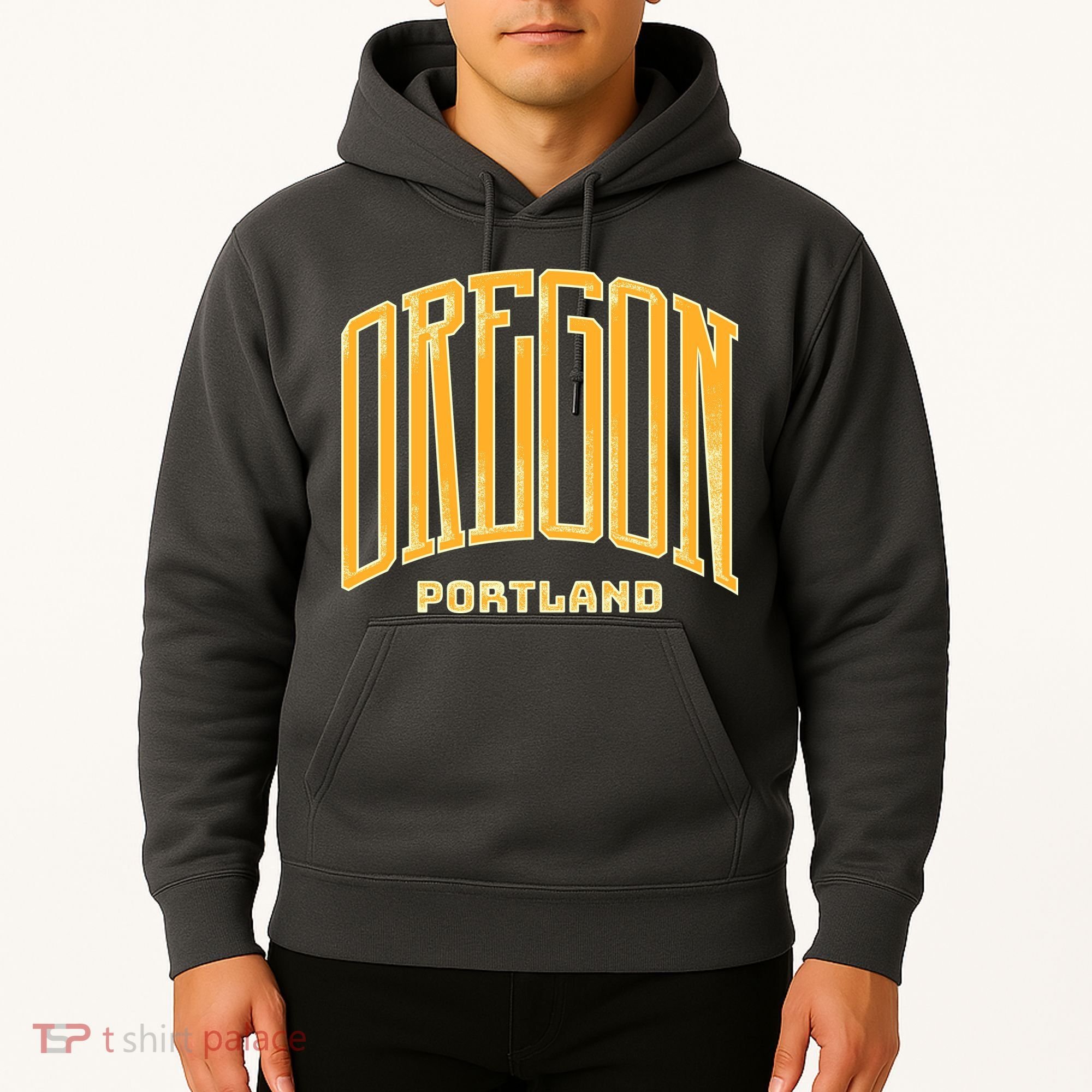 Portland Oregon Giant Logo Hoodie