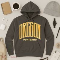 Portland Oregon Giant Logo Hoodie thumb 3