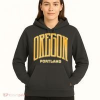 Portland Oregon Giant Logo Hoodie thumb 5