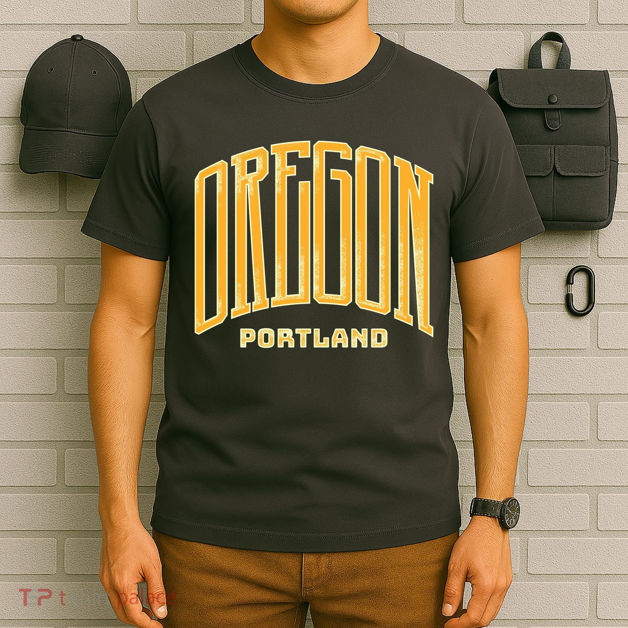 Portland Oregon Giant Logo T-Shirt