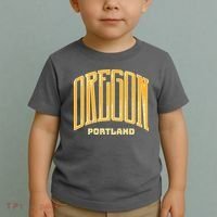 Portland Oregon Giant Logo Toddler T-Shirt thumb 2