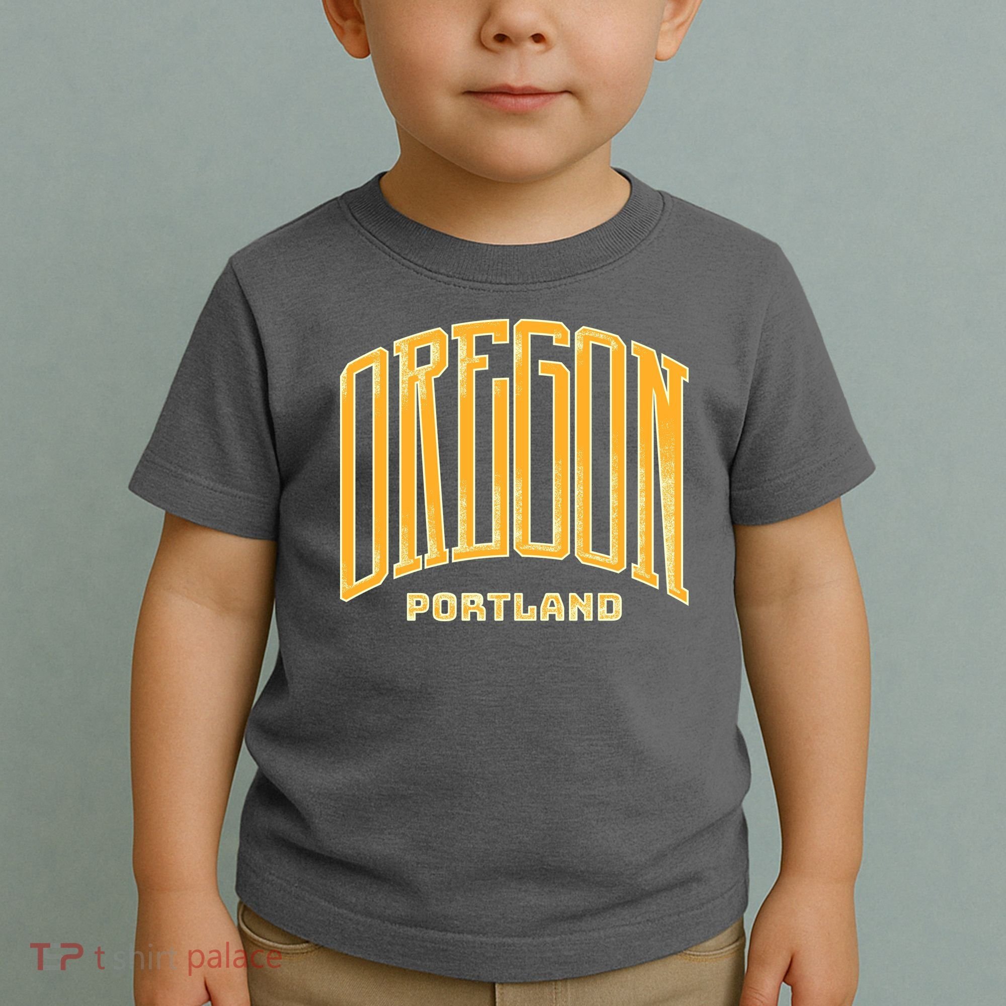 Portland Oregon Giant Logo Toddler T-Shirt