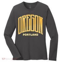 Portland Oregon Giant Logo Women's Long Sleeve Shirt thumb 0